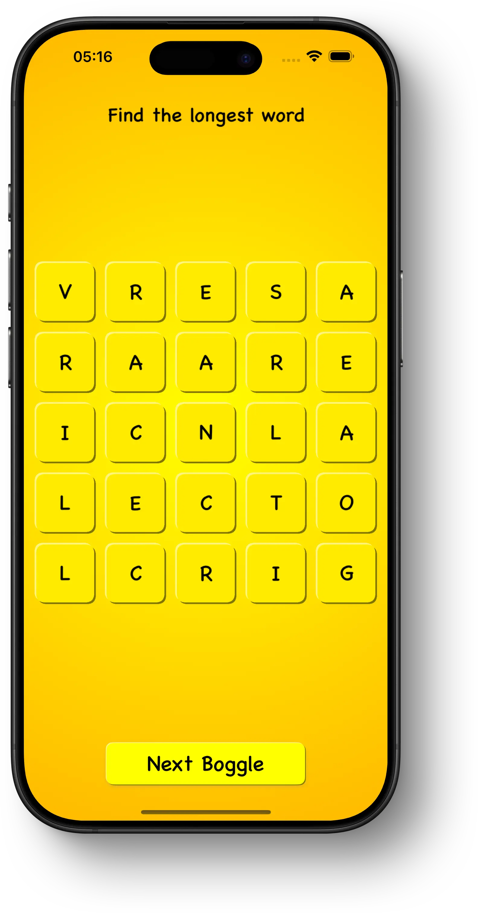 Mind Boggles - Find the longest word
