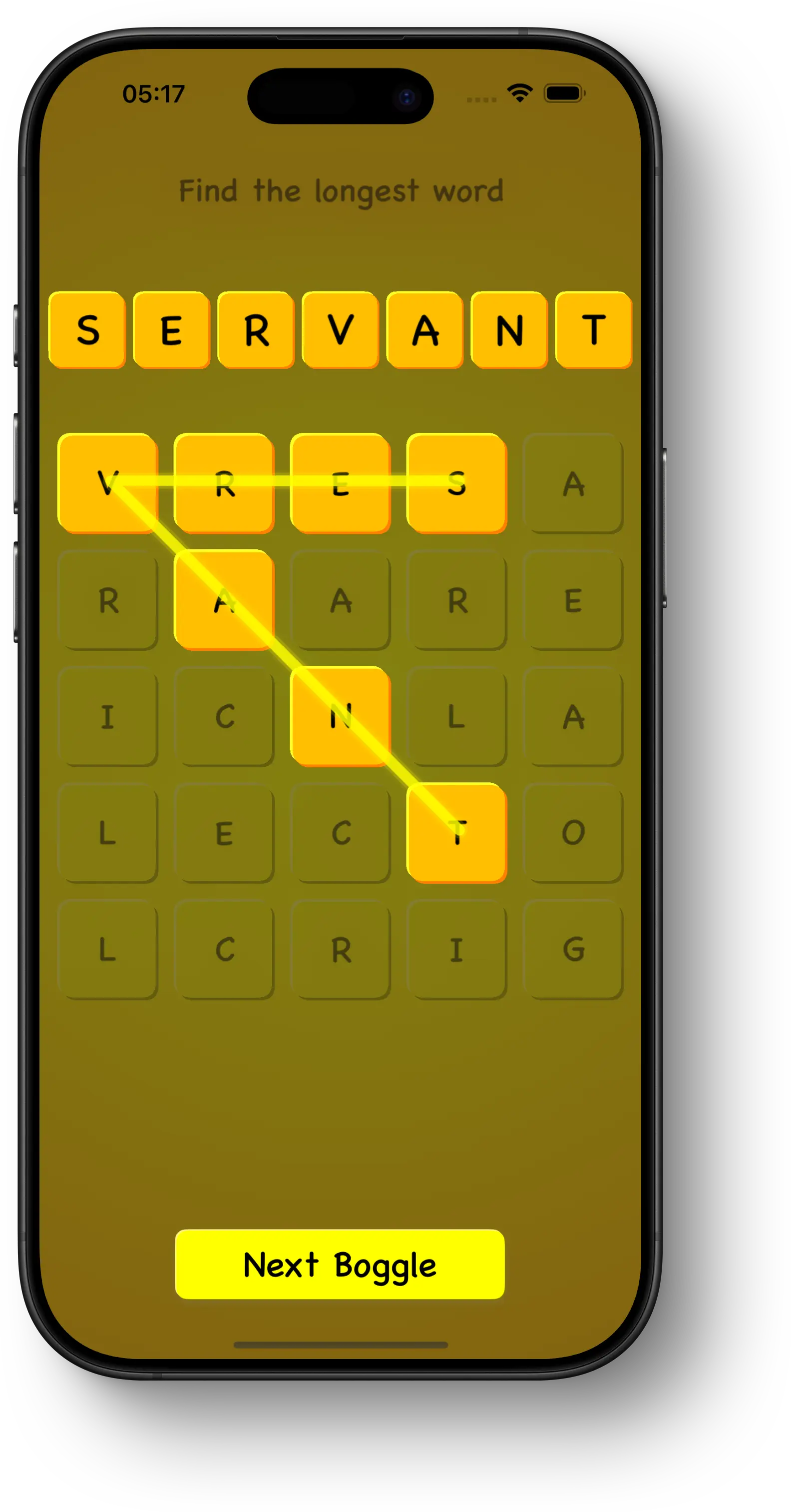 Mind Boggles - Find the 7 or longer letter word